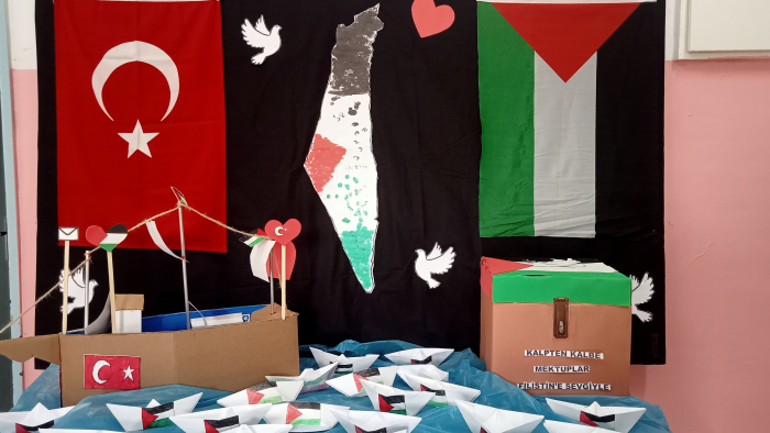 ULUS ORTAOKULUNDAN FİLİSTİN’E ANLAMLI DESTEK